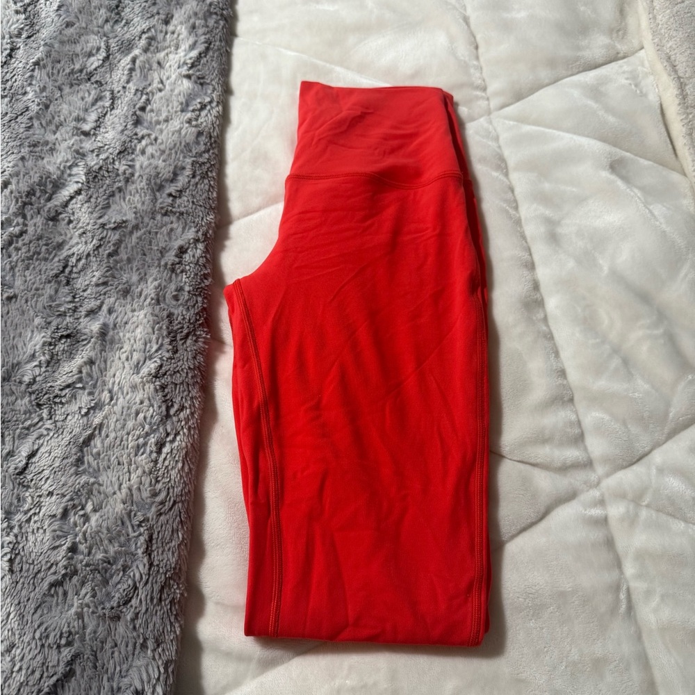 Lululemon Align orange/red Leggings